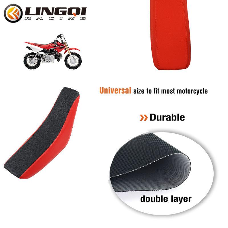 LINGQI RACING Red Soft Seat Saddle Cushion Anti-skid For CRF50 CRF 50 2008 Pit Dirt Bike Off Road Motorcycle Accessories