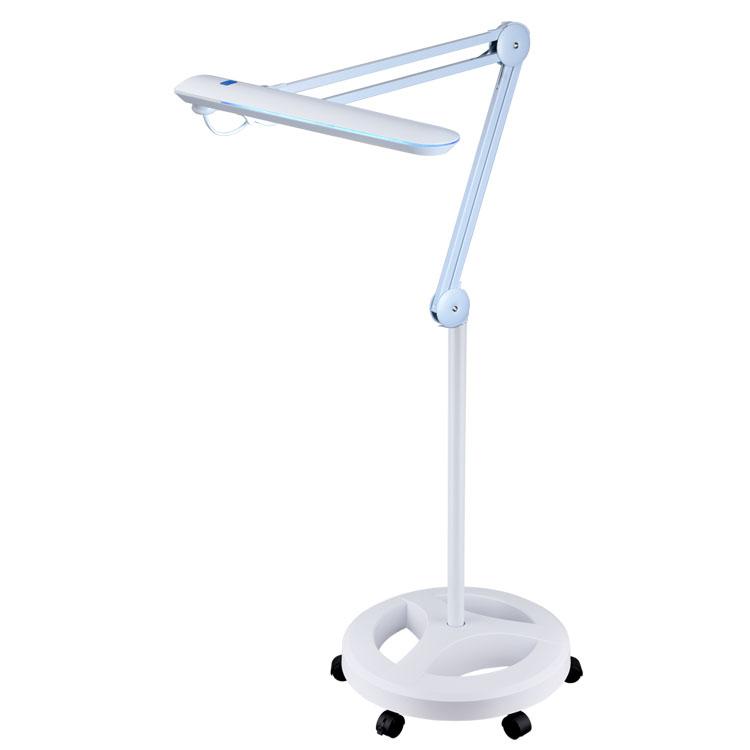 9502LED Beauty Salons Lights Dimmable Working Lamp Stable Wheel Floor Standing Portable Eyelash Lamp LED Floor Task Lamp 12w