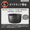 Panasonic Rice Cooker 1 Sho Top Model Bistro Craftsmanship AI Pressurized Hot Air Pump Equipped with 2 Maintenance Parts Black SR-V18BA-K