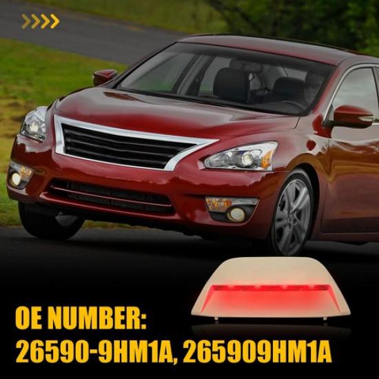 High Mount Third Brake Light Rear Clear Fit Nissan 2013 14-2018 Altima Sedan EXV