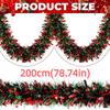 Bright Color Xmas Tree Decor Ribbon 2m Tinsel Garland Fashion Christmas Party Props  Home Decor