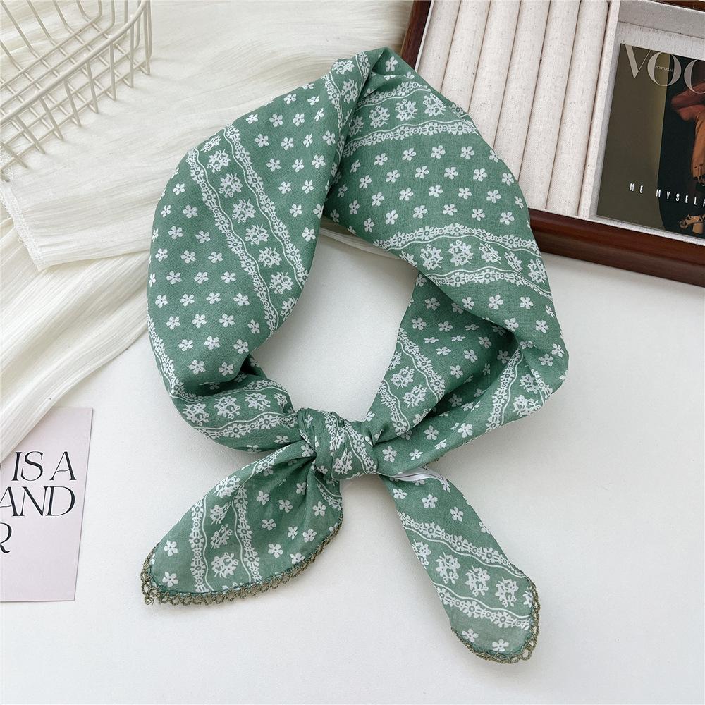 68*68cm Square Scarf Headband Accessories Handkerchief Neckerchief Hairscarf Hairscarf Bandanas