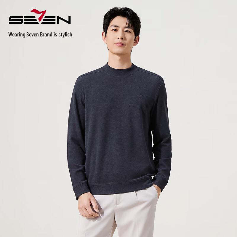 Qipai Men s 7A Anti-bacterial Lycra Far-Infrared Heating Long Sleeve Casual T-Shirt XL