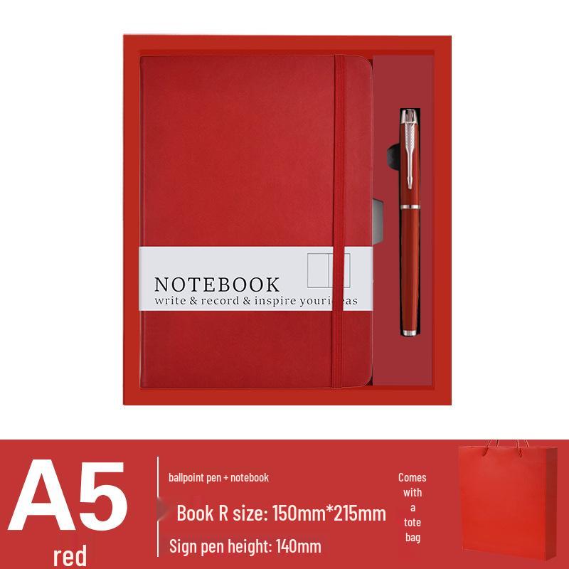 High-End Business Gift Set: Notebook & Insulated Cup Memento for Client Events