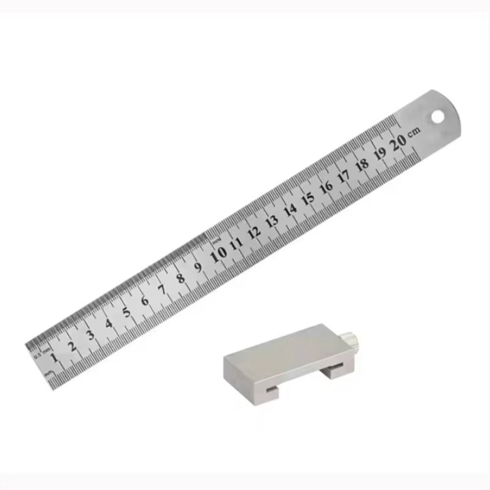 Metal Carpenter Woodworking Steel Ruler Clear Scale Positioning Woodworking Square  Carpentry