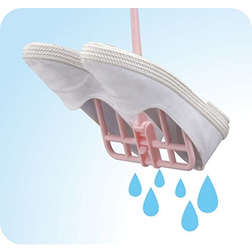 Sawafuji Risorute Shoe Hanger, Colorful Set of 2, Made in Japan, for Kids and Adults, Indoor Shoes, Gym Shoes, Sneakers, Jogging, and Running, Quick D