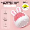 Mini Nail Dryer UV LED Lamp Dinosaur Cat Rabbit Designs Nail Light for Fast Dry Curing Nail Gel Polish Machine For Manicure