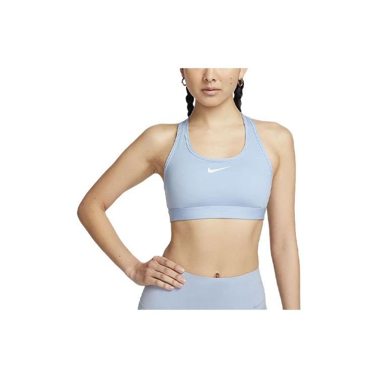 (WMNS) Nike Swoosh Medium Support Padded Sports Bra Asia Sizing Blue Women s DX6822-440 XL