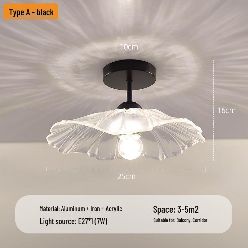 

Современный минималистичный потолочный светильник в виде цветка для коридора, лестницы, балкона или фойе Upgraded Super Bright White Light