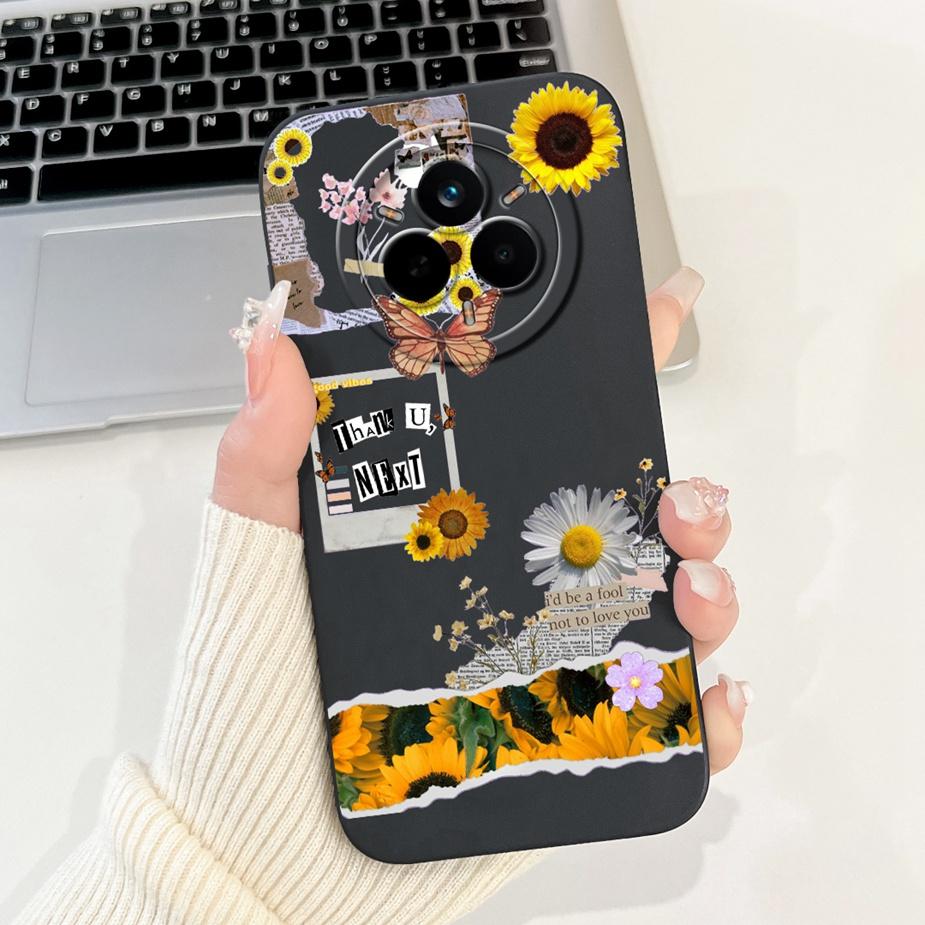 Für Realme 14 Pro 5G Hülle RMX5056 Stylische Kunstbemalte Abdeckung Stoßfeste Handyhülle Für Realme 14 Pro Plus Realme14 Pro+ Weiche Taschen
