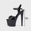 Fashion Designer Women Fashion 17cm High-heeled Platform Waterproof Fish-mouth Women's Sandals Nightclubs and Stage Shoes Zapatos Mujer