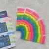 1200 Blatt Morandi-Stil Index-Tabs Transparente Fluoreszierende PET-Flags Haftnotizen Seitenmarkierer Planer-Aufkleber Schulbedarf