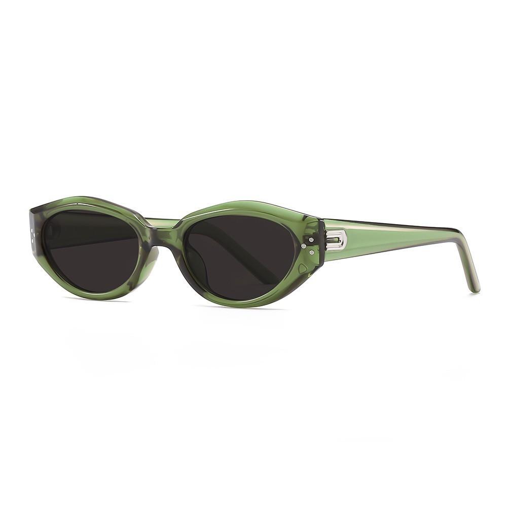 Vintage Cat Eye Sunglasses Women Uv400 Polarized Resin Frame For Outdoor Sun Protection