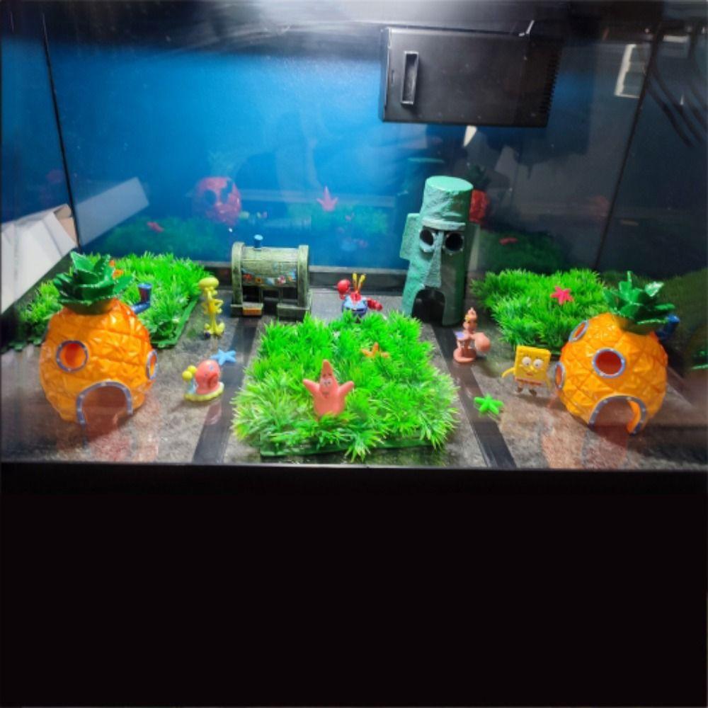 for Fish Tank Decoration Fine Pine Needle Artificial Water Grass Grass Plant Lawn Aquatic Plants