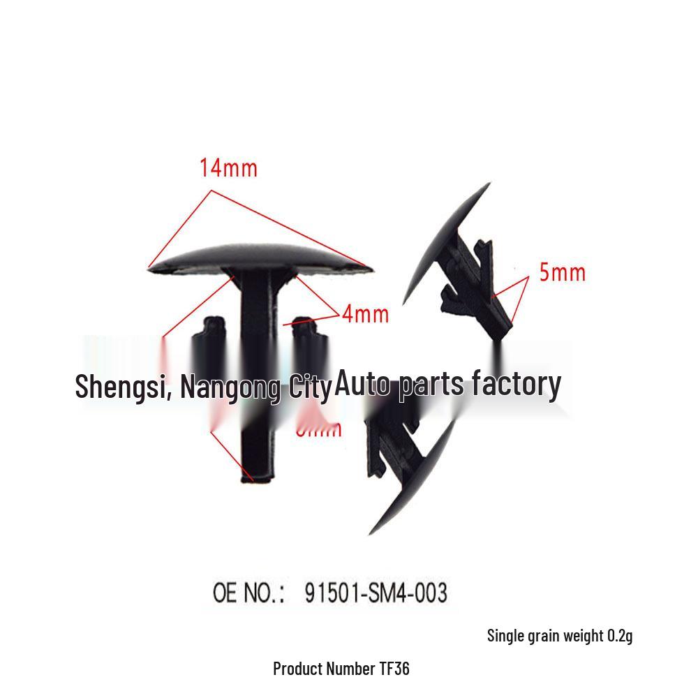 

Honda Accord Trim Panel Protective Sealing Strip & Universal Rivet Clip 10000 pcs