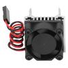 RC Motor Cooling Fan Heatsink Fan RC Accessory for Traxxas 1 18 Remote Control Car Silver