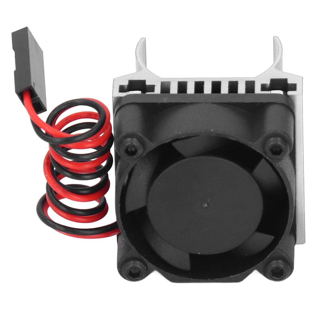 RC Motor Cooling Fan Heatsink Fan RC Accessory for Traxxas 1 18 Remote Control Car Silver