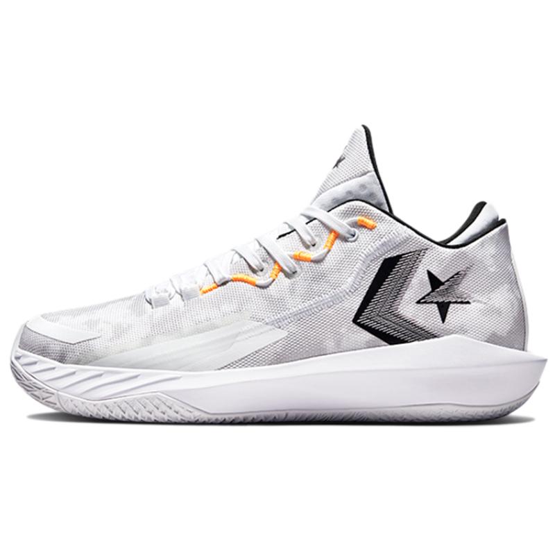 

Converse All Star BB Jet Круглый носок На шнуровке Ткань Синтетическая кожа ТПУ Низкие Практичные баскетбольные кроссовки Унисекс Белый Серый 47.5