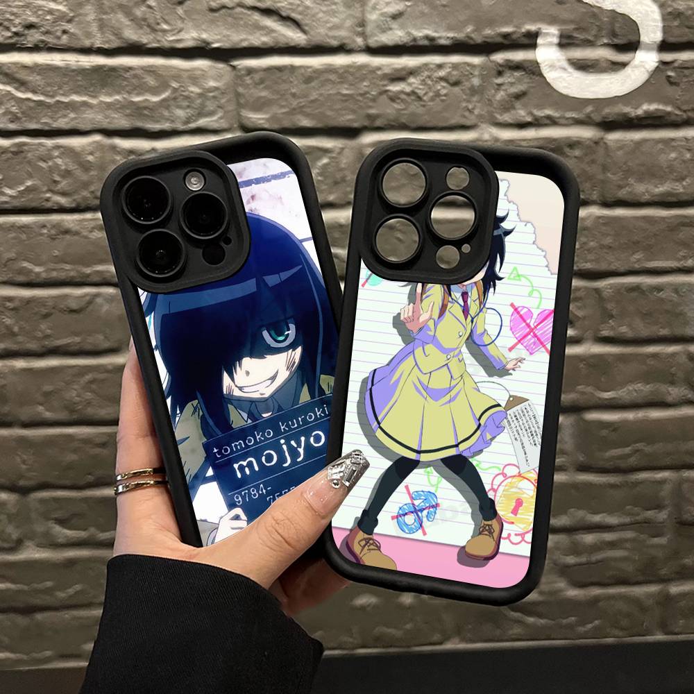 Watamote K-Kuroki T-Tomoko For IPhone 17 Pro Max 13 16 15 11 12 14 Plus Shockproof Soft Phone Cover