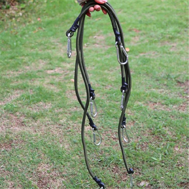 5Pcs Bungee Cords with Carabiner Clip Bungee Rope Elastics Rope Cord Multipurpose Bungee Strap for Car Bicycles Securing