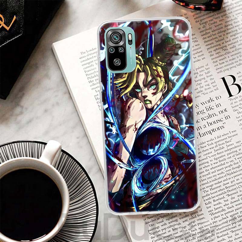 JoJo's Bizarre Adventure Jolyne Cujoh Cover For Xiaomi Redmi Note 14 13 12S 12 11 Pro Plus Phone Case 11S 10S 10 11E 11T + 9S 9