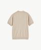STCO Diems Linen Blend Open Collar Short Sleeve Knit_Beige (Classic Fit)_Dktxb11Csd