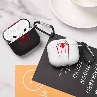 Red Spider Airpod Case Man Black and White Earphone Cover for AirPods1 2 3 4 Pro 3 2nd Generation Case Gift for Friends