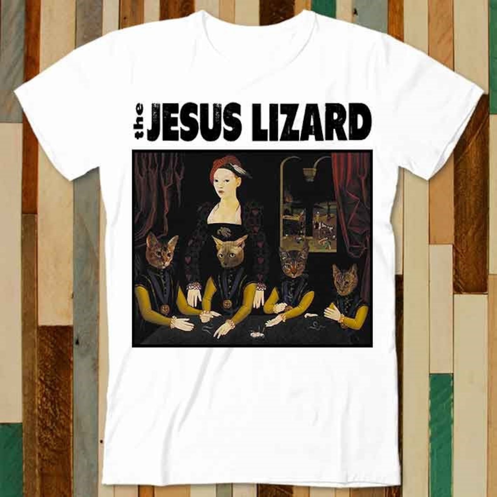 The Jesus Lizard Limited Edition T Shirt Adult Unisex Men Women Retro Design Tee Vintage Top A4790 4XL