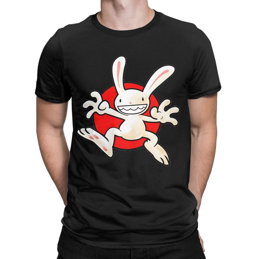 Max Logo Graphic Funny 100 Cotton Tshirt Sam And Max Hit The Road Tops Tees For Unisex