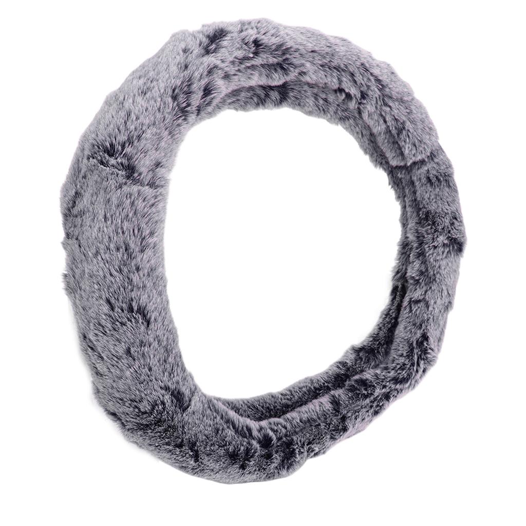 15 Inch Steering Wheel Cover Imitation Wool Plush Auto Steering Wheel or Interior Accessory for Men Women