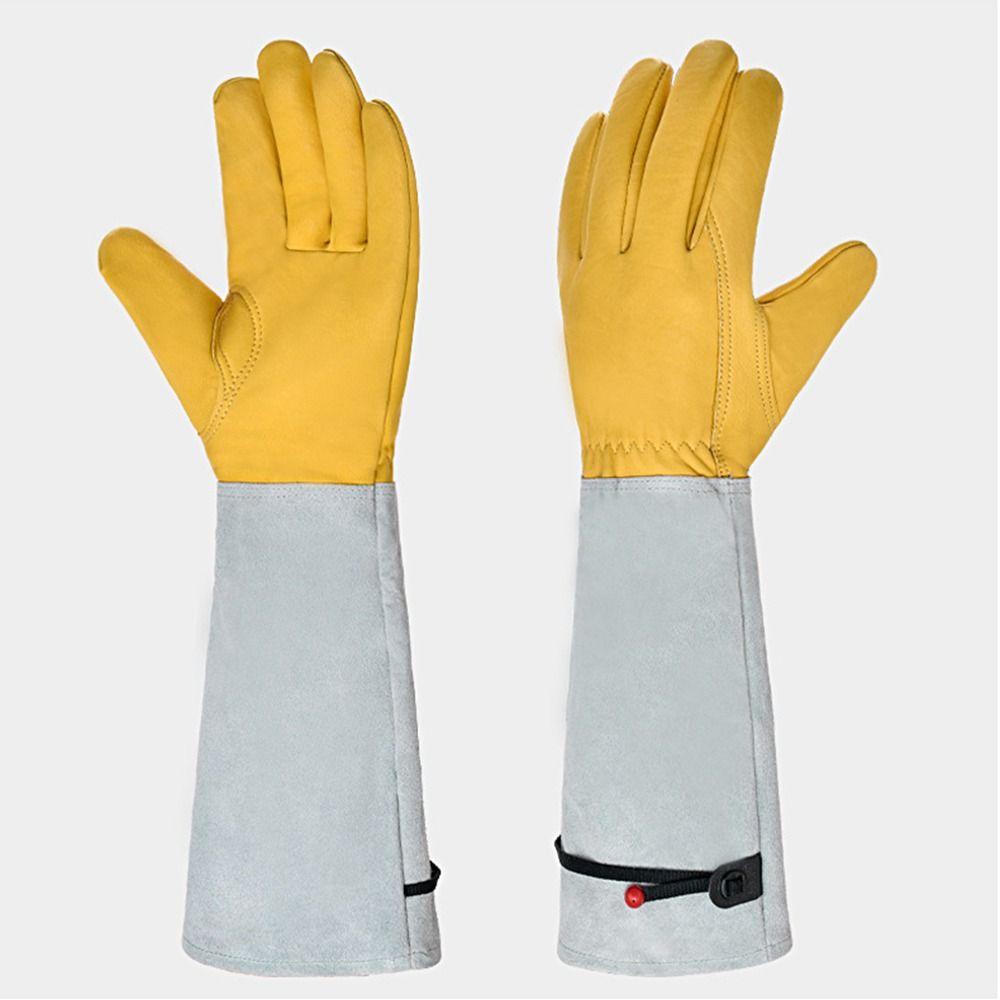 Long-sleeved Thorn Proof Gardening Gloves Breathable Safety Rose Pruning Gloves Thickened Anti-slip Labor Protection Glovess
