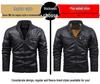 Herren Europäische PU-Lederjacke - Stil 2188