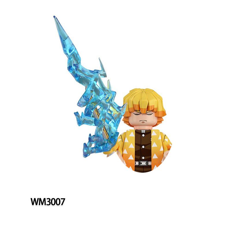 Anime Demon Slayer Blocks Blind Box Wm2998-3008 Bricks For Toys Gifts Action Figures Building Blocks For Children