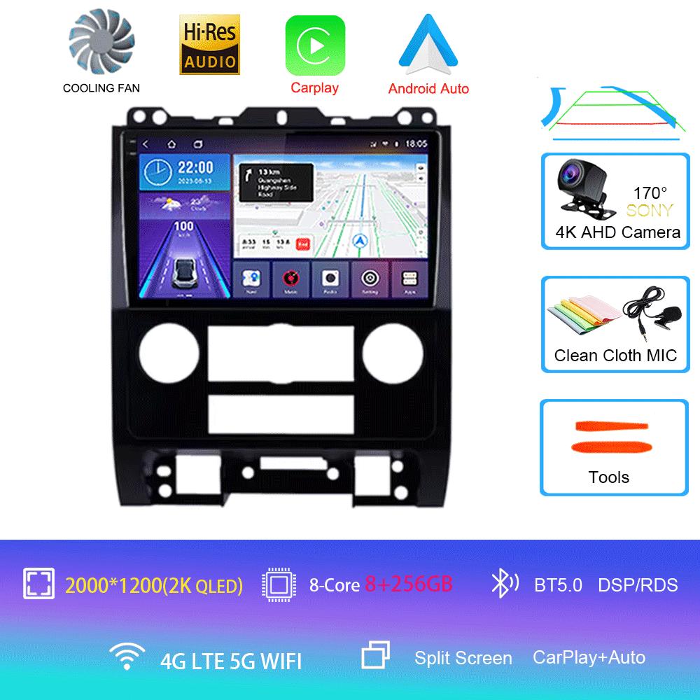For Ford Escape 2007 2008 2009 2010 2011 2012 Android 14 Auto Multimedia Car Player Radio Navigation GPS Stereo No 2din Carplay