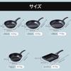 KUKUNA Jade Quad Coating Egg Omelet Frying with Both Induction and Gas Lightweight for Easy Omelet Perfect for Making Rolled Omelets and Coating Pan,