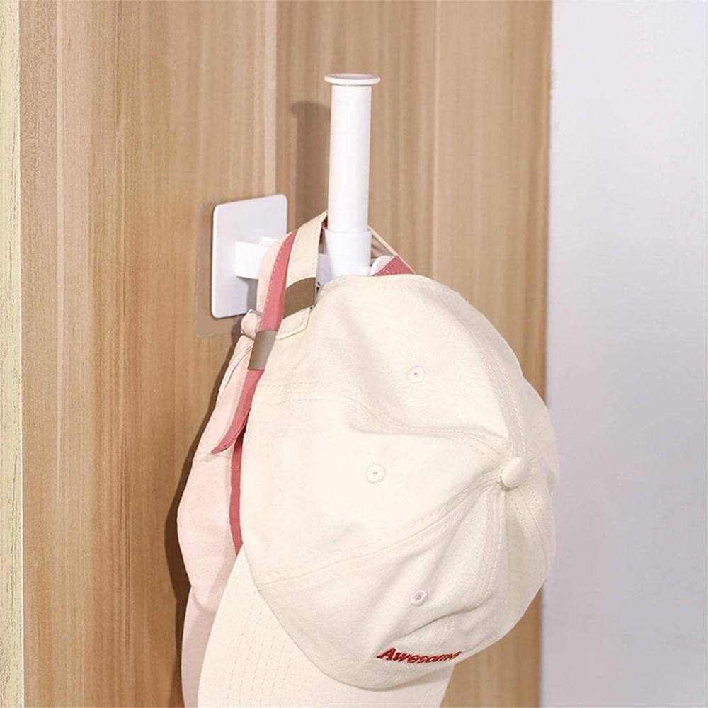 1Pcs Cap Holder Hat Rack for Baseball Caps Adhesive Hat Hooks for Wall Cap Hanger Storage No Drilling Hat Display Organizer