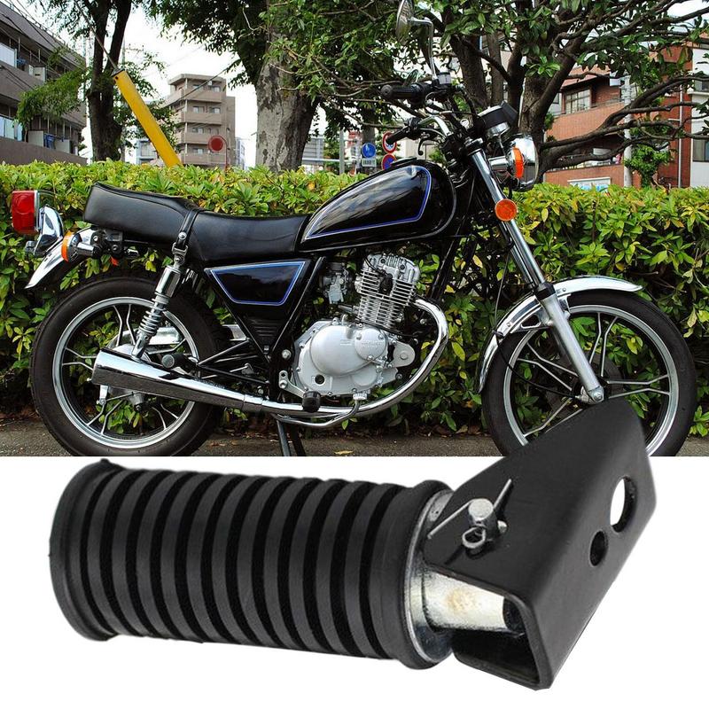 Motorcycles Pedals ForQianjiang QJ125 GN125 GT125 Suzuki King GS125 Universal M8 Fixing Foot Rests Peg Pedals Racing