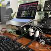 Suport pentru platan DJ și laptop - Suport de birou pentru echipament DJ