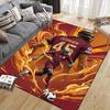 Victor Osimhen Flanell bedruckter Teppich, Heim-Sofa-Dekoration für Wohnzimmer & Schlafzimmer, Rutschfeste Spiel-Flanell-Bodenmatte für Spielzimmer