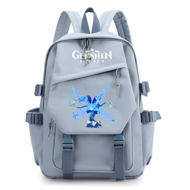Anime Game Travel Backpack Printed Canvas Backpack for Boy Girl School Bag Students Women Large Capacity Bookbag Usb Charging Kids Gifts