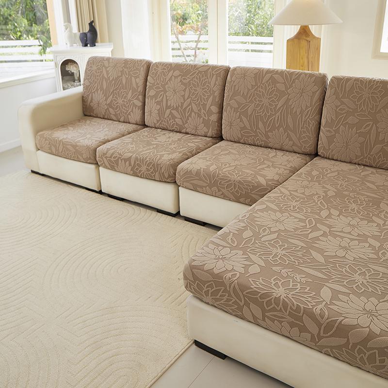 High Stretch Sofa Slipcover Single Piece Furniture Protector For Living Room Bedroom Office Dustproof Universal Couch Cover