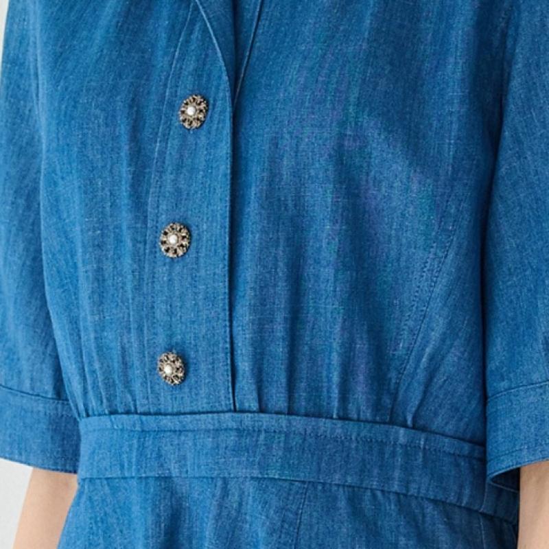 BCBG Vintage Denim Dress B3m3o601