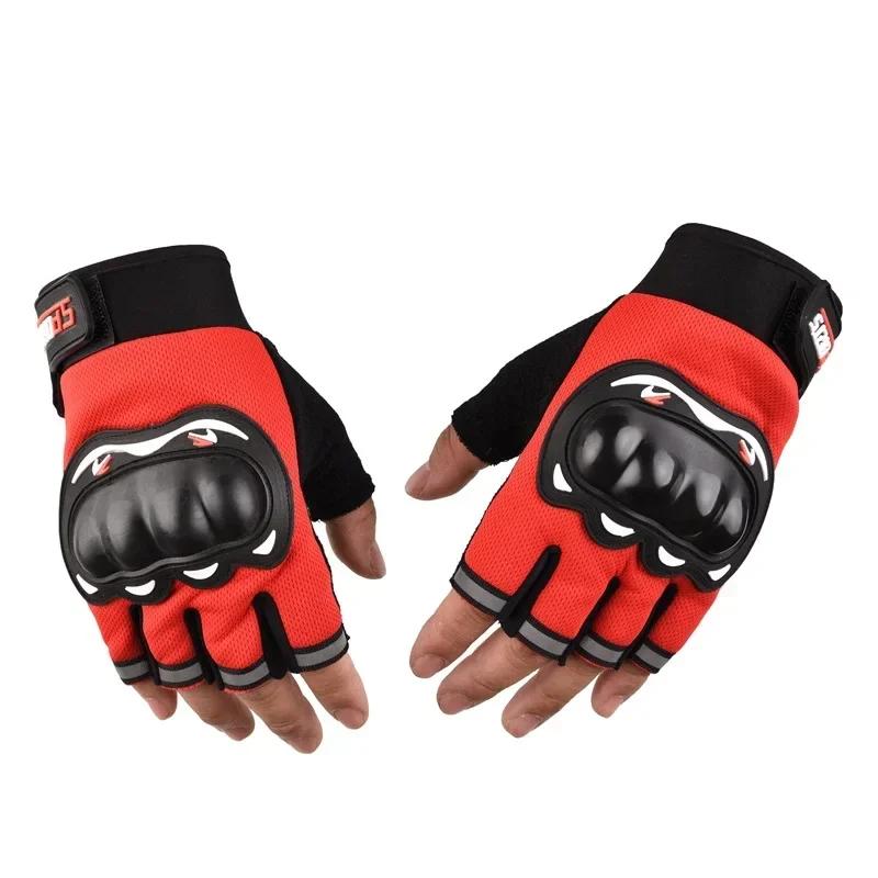 Sports Tactical Full Finger Gloves Breathable Protective Bicycle Motorcycle Outdoor Riding Hard Shell Half Finger Gym Gloves Men