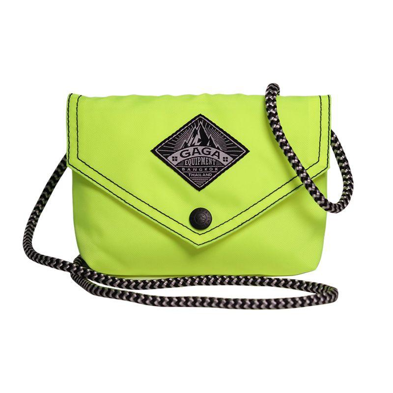 

Thailand Gaga Trendy Bag Original Design Street Lightweight Fluorescent yellow
