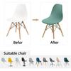 Jacquard Waterproof Shell Chair Cover Short Back Scandinavian Chair Covers Adjustable Dining Room Seat Covers For Bar Party