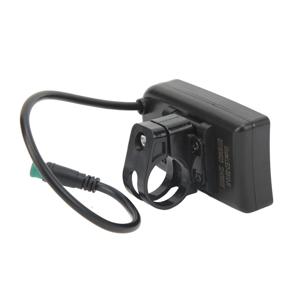 Elektrisches Fahrrad Display ABS Leichtes LED Display Messgerät Mit Wasserdichtem Stecker für Modifikation 36V