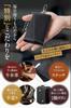 Key Case for Men and Smart Key Genuine 6 Card with Dedicated Box [BARRANCA] Women, Case, Leather, Hooks, Carabiner, Holder, (Black)