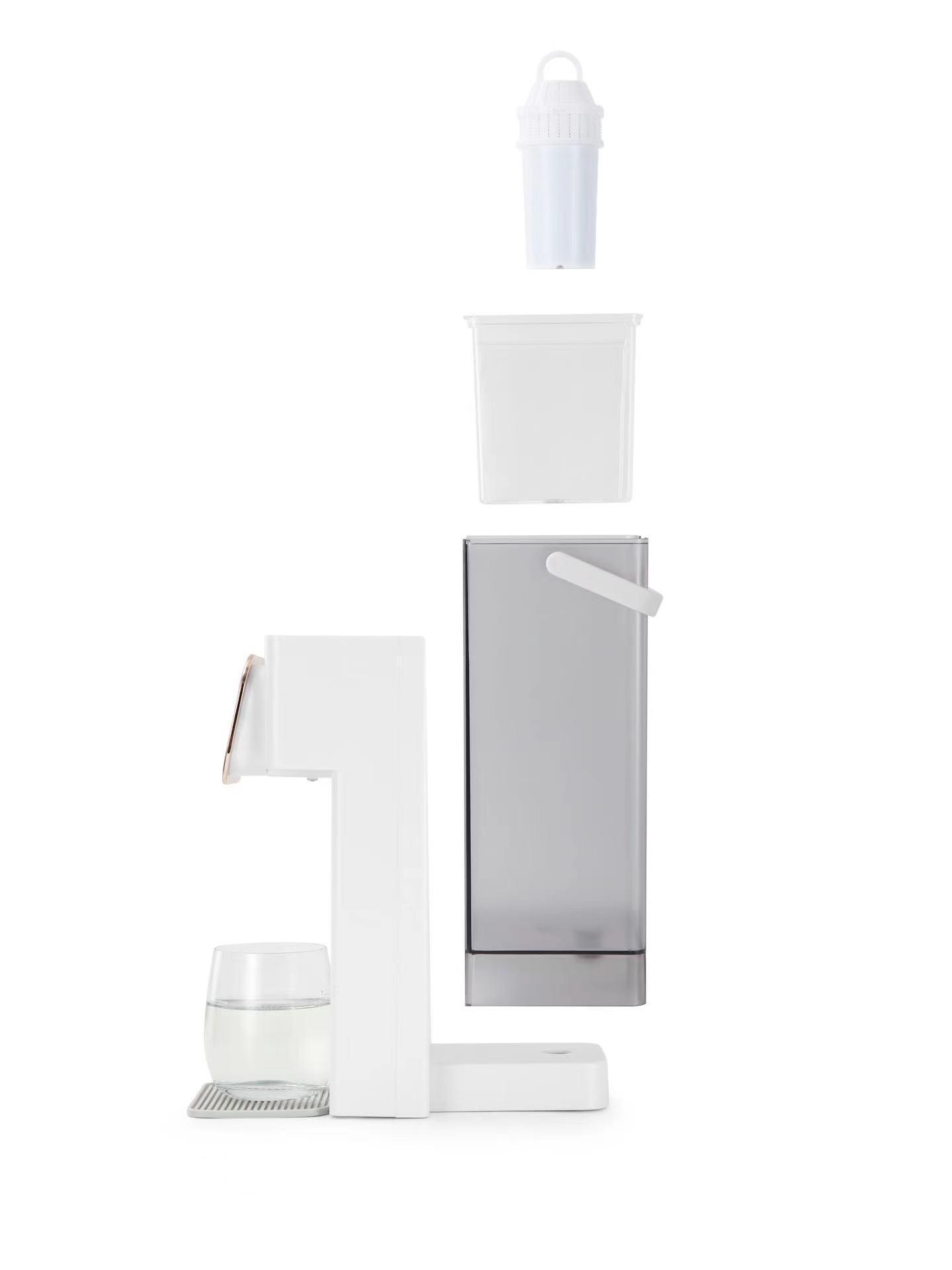 

Диспенсер мгновенной горячей воды 110 В: Настольная кипятильная машина с быстрым нагревом и контролем температуры, настольный умный дизайн. UK Plug - 220V