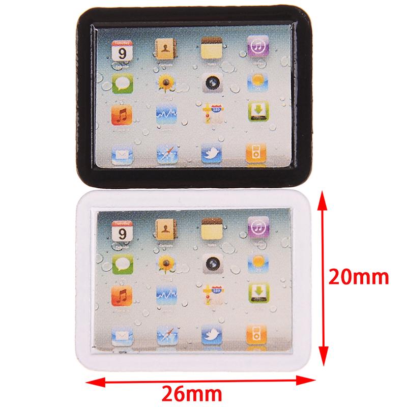 1:12 Laptop Computer Pad Toy Dollhouse Miniature Toy Kitchen Room Decoration