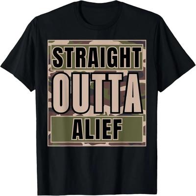 Straight Outta Alief Texas Alief Elsik Herren H-Town Alief T-Shirt